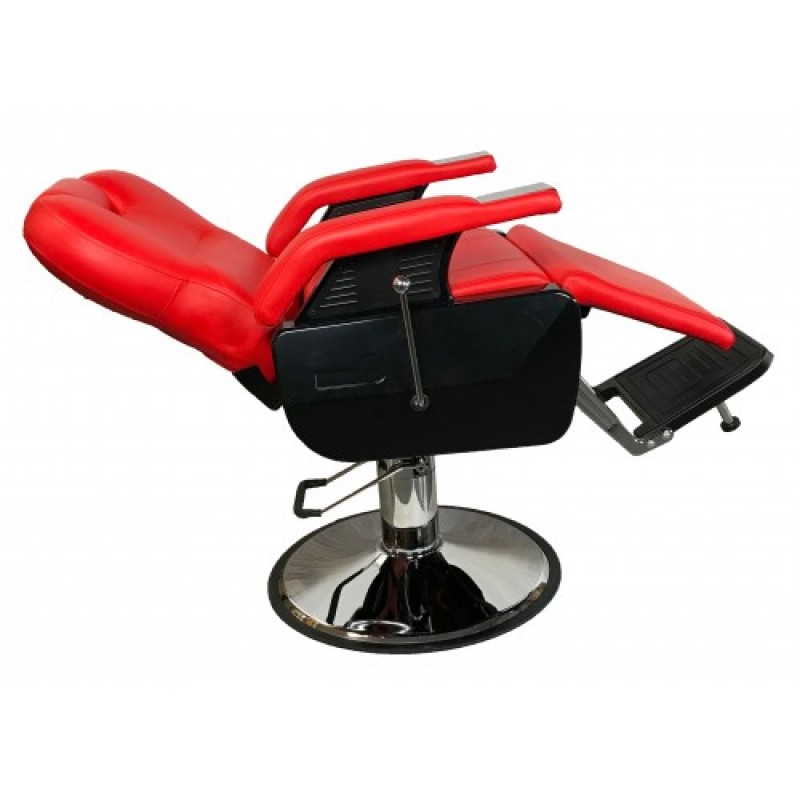Elite Barber Chair Red - Image 3
